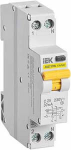 дифавтомат IEK АВДТ32МL тип А С25 30мА Karat - внешний вид