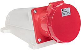 розетка силовая стационарная 135 3Р+РЕ+N EKF - внешний вид