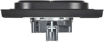 розетка 2-местная IEK РС12-3-БрЧ Brite - вид сбоку