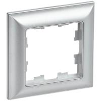 Брайт алюминий/алюминий рамка 1-ая универсально 
