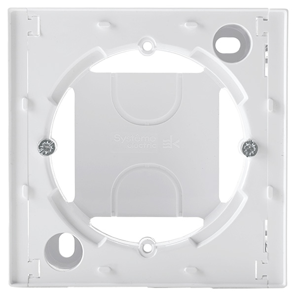 AtlasDesign Коробка 84*84*35 квадрат белый IP20 наружный монтаж