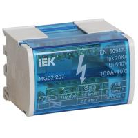 Шина нулевая на DIN-рейку в корпусе (2*7)