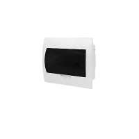 Бокс 12мод встраиваемый белый черная прозрачная дверь IP41 PDB/R 10 Jazzway