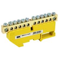 Шина нулевая 8*12 12 отв на DIN-изол Ж