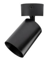 Светильник настенный (спот) 1*15Вт GU10 черный поворотный 