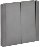 Фортепиано сталь переключатель 2кл скрытая 10А IP20 