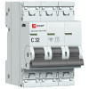 Автомат 3Р 32А C 6кА ВА47-63N EKF 