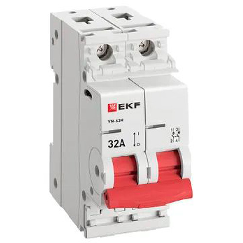 Выключатель нагрузки 2Р 32А ВН-63N EKF PROxima