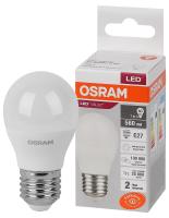 Лампа свд Е27 7Вт 4000К 560лм шар G45 матовая  Osram LED Value