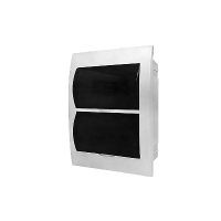 Бокс 24мод встраиваемый белый черная прозрачная дверь IP41 PDB/R 10 Jazzway