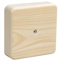 Коробка 75*75*28 квадрат сосна IP40 