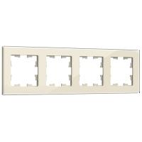 Брайт стекло ванильный рамка 4-ая универсально 
