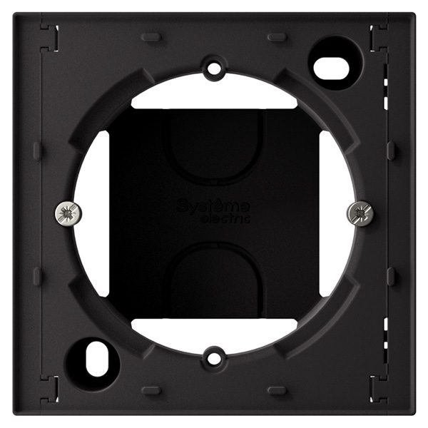 AtlasDesign Коробка 84*84*35 квадрат карбон IP20 