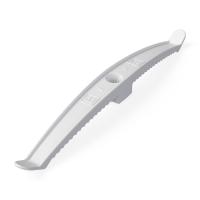 Держатель кабеля двусторонний 0-10мм пластик серый ПРОМРУКАВ 16 мест для круг каб