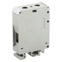 Зажим клеммный DIN-рейка 70мм2 250А серый IEK 