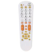 Пульт телевизионный универсальный для телевизора белый