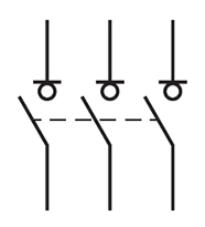 Рубильник 63A 3P c рукояткой управления для прямой установки TwinBlock EKF