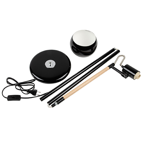 Торшер 1*40Вт E14 черный UML-T702