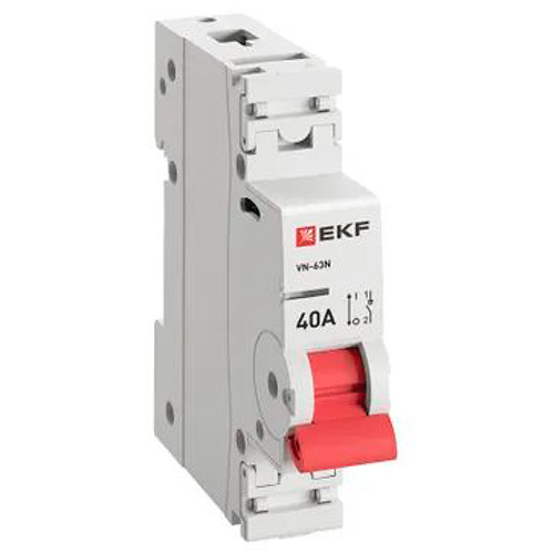 Выключатель нагрузки 1Р 40А ВН-63N EKF PROxima