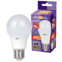 Лампа свд 220В Е27 15Вт 3000К 1400лм стандарт A60 матовая Jazzway 
