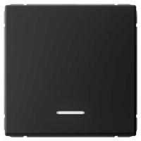 АртГэллери карбон выключатель 1кл с подсветкой скрытая 10А IP20 