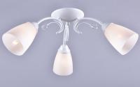 Светильник потолочный (люстра) 3*40Вт E27 белый пластик