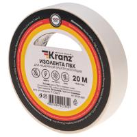 Изолента ПВХ 15мм*20м белый Kranz 
