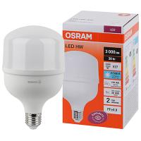 Лампа свд Е27/Е40 30Вт 6500К 3000лм Т100 цилиндр матовый Osram 