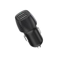 Автозарядка в прикуриватель USB-А +USB-А 12Вт подсветка REXANT