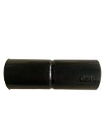 Муфта соединительная 16мм IP40 труба-труба черный пластик PlexUp 100шт