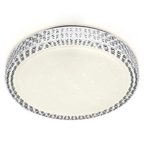 Светильник потолочный свд 48Вт 3000-6400К 3360лм круг белый пульт ДУ Crystal