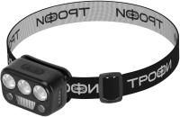 Фонарь головной 7СВД 3Вт 167лм аккумулятор IP44 Трофи 