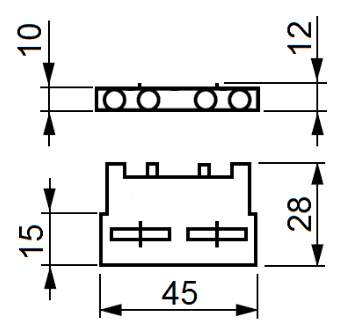 Контакт вспомогательный поперечный КВП32-11-КЭАЗ