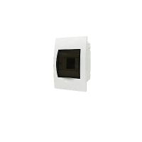 Бокс 4мод встраиваемый белый черная прозрачная дверь IP41 PDB/R 10 Jazzway