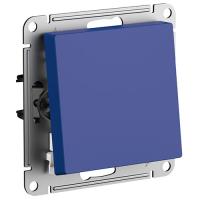 Атлас аквамарин выключатель самовозвратный 1кл скрытая 10А IP20 