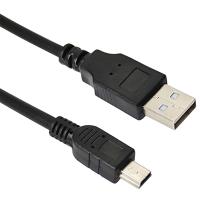 Кабель USB A - mini USB 0,2м черный Rexant