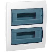 Бокс 24мод встраиваемый белый прозрачная дверь IP41 ЩРВ-П IEK 