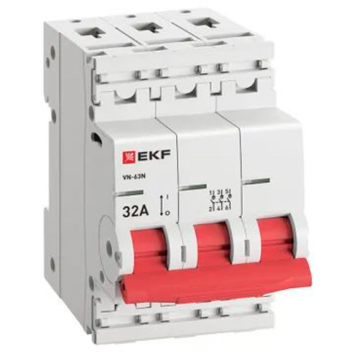Выключатель нагрузки 3Р 32А ВН-63N EKF PROxima
