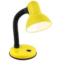 Светильник настольный 60Вт E27 желтый подставка 