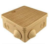 Коробка 100*100*55 квадрат сосна IP54