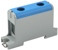 Зажим клеммный DIN-рейка 95мм2 245А синий IEK 