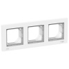Атлас белый рамка 3-ая универсально IP44