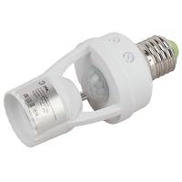 Датчик движения в патрон 60Вт 6м 360гр белый IP20 MD 015 ЭРА