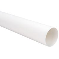 Воздуховод d100 ПВХ 1,5м ЭВЕНТ белый