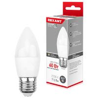 Лампа свеча свд Е27 7,5Вт 2700К 713лм С35 матовая Rexant 