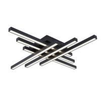 Светильник потолочный (люстра) свд 128Вт 3000-6500К 9600лм черный/белый пульт диммер