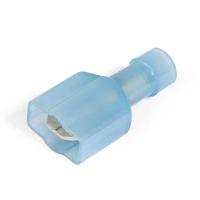 Разъем плоский 1,5-2,5мм2 6,3*0,8мм папа изолированный синий нейлон РПИ-П КВТ 100шт