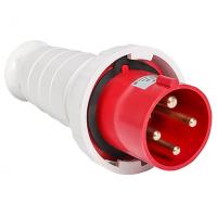 Вилка силовая переносная 63А 3P+PE IP67 034 EKF 