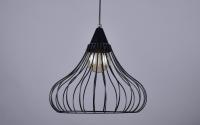 Светильник подвес 1*40Вт E27 черный Лофт