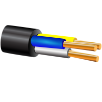 ВВГнг(A)-LS 4*6 ок(N)-0,66кВ медь круглый кабель Ярославский кабель ГОСТ